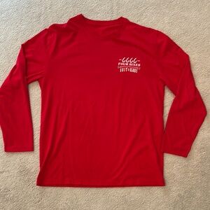 Red Long Sleeve Tee